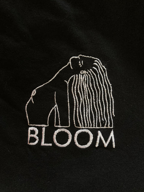 MISPRINT Black Bloom Long Sleeve Tees