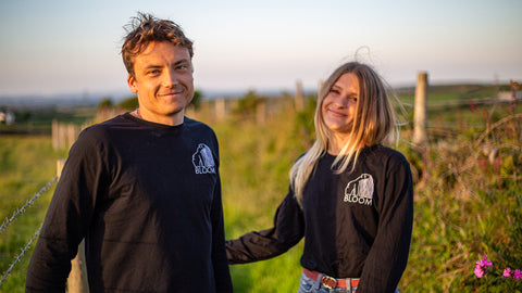 Black Bloom Long Sleeve Tee