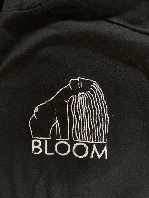 MISPRINT Black Bloom Long Sleeve Tees